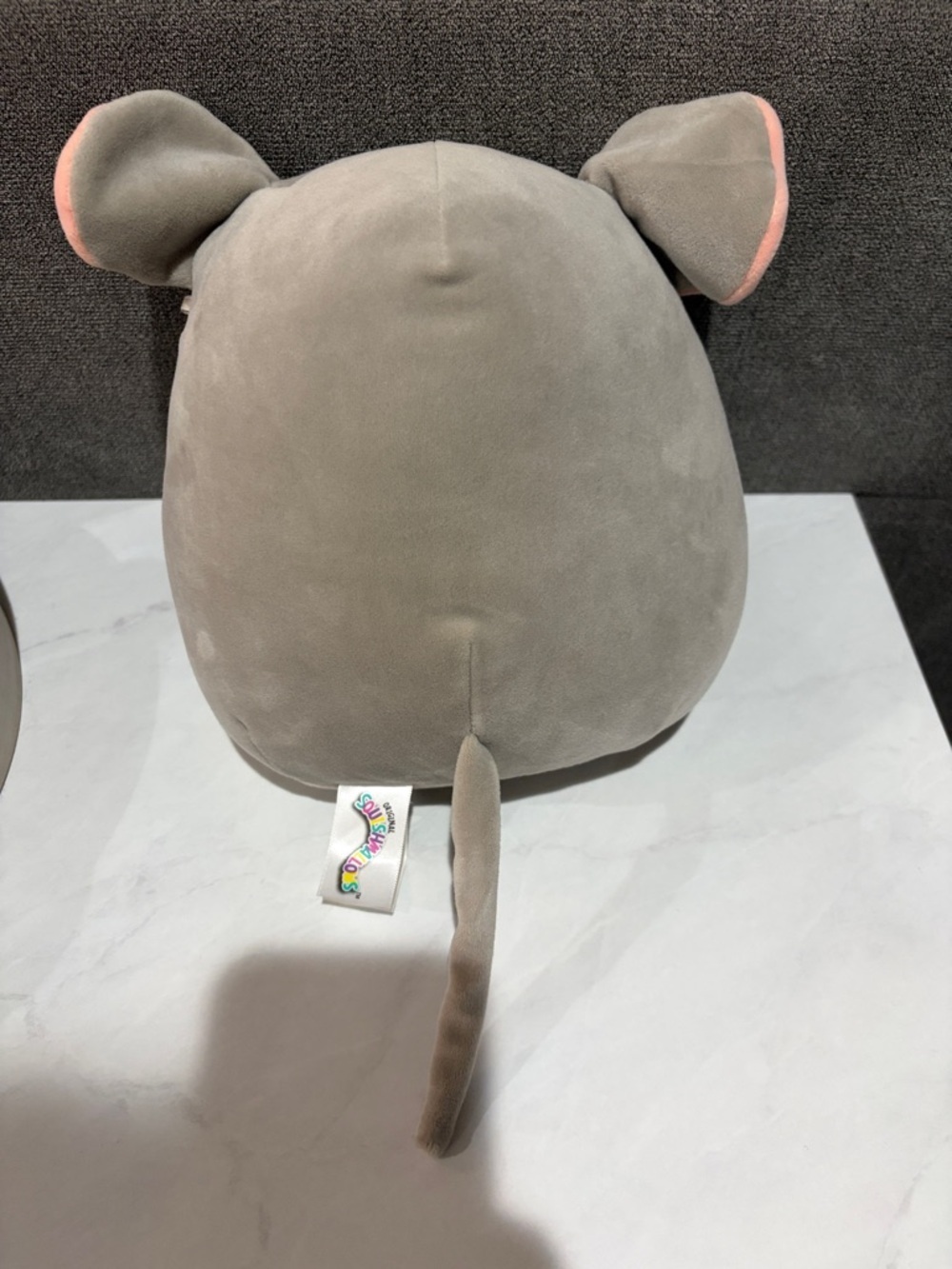 Squishmallows Gray and Pink Mouse Plush - Picture 2 of 3